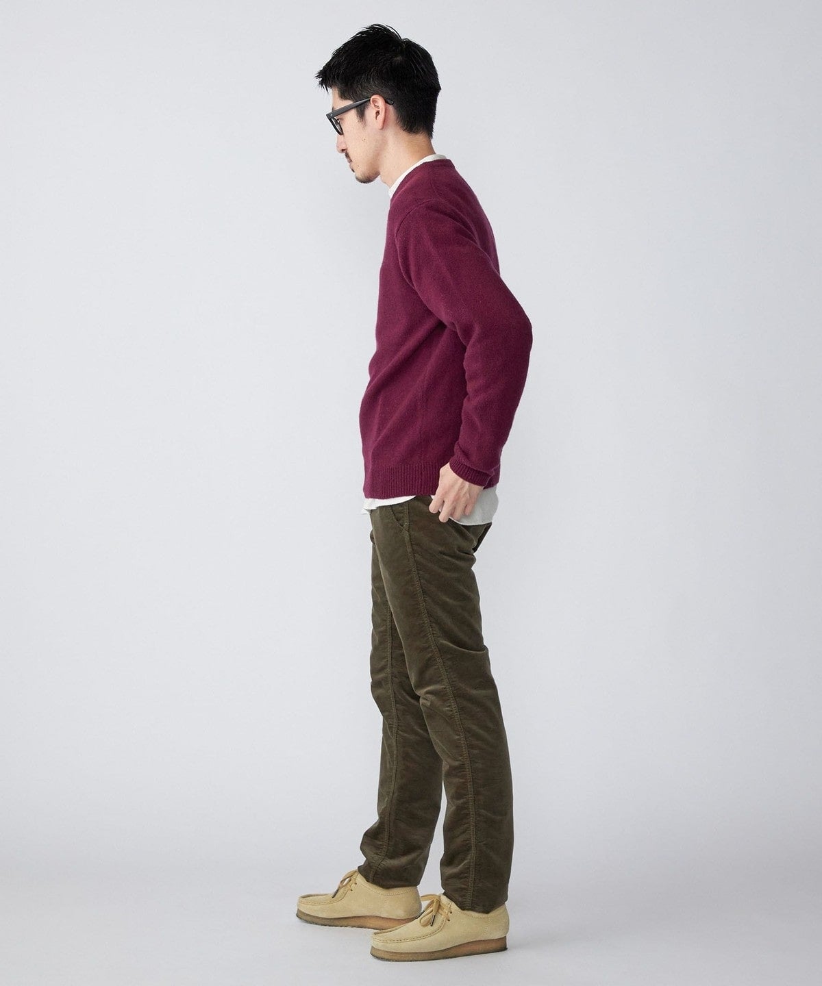 SHIPS: リサイクル カシミヤ クルーネック ニット