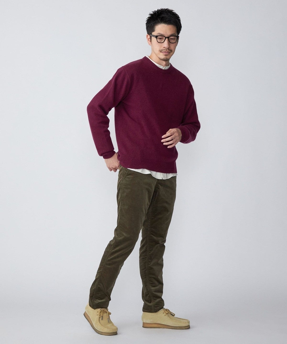 SHIPS: リサイクル カシミヤ クルーネック ニット