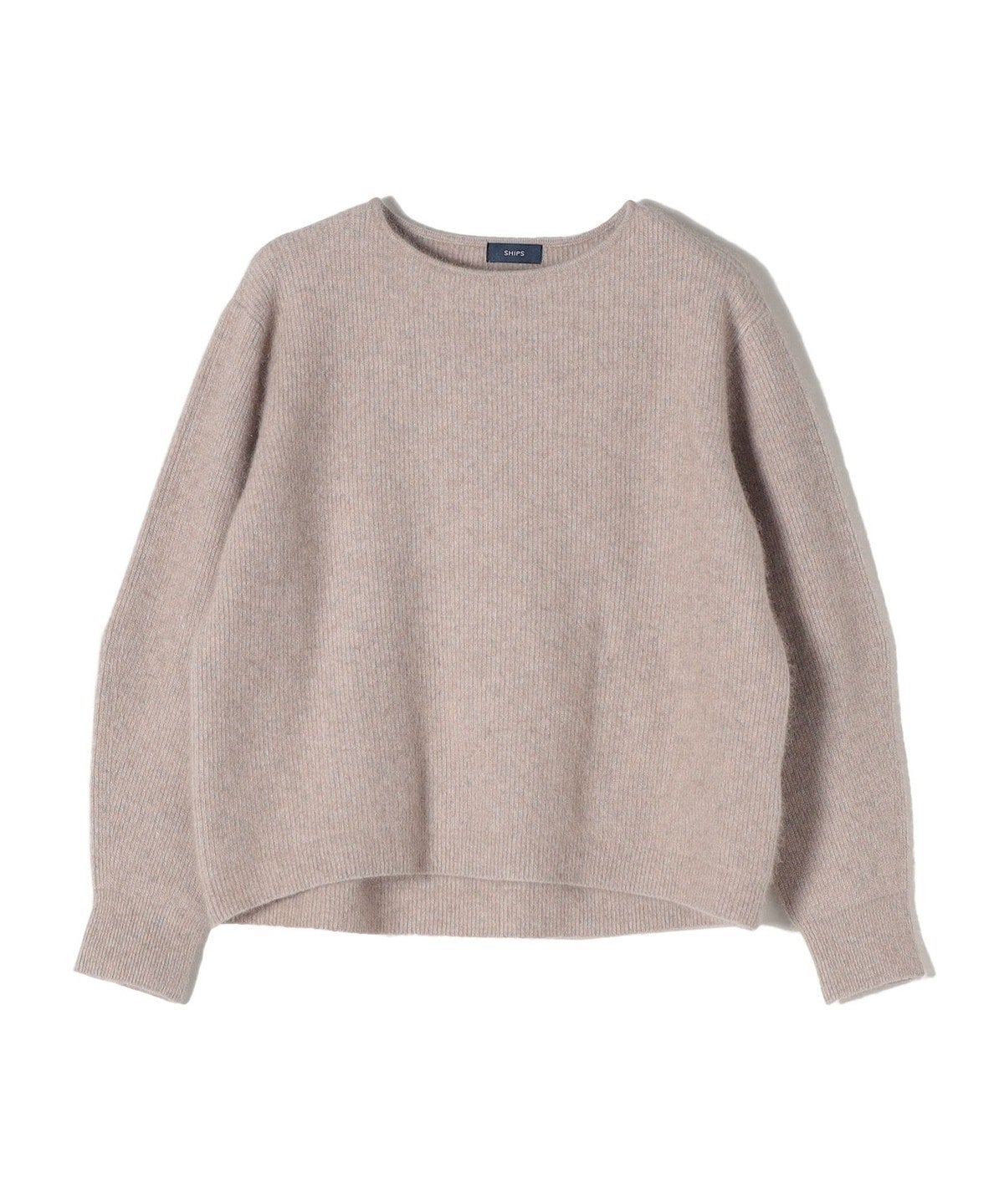 〈手洗い可能〉ヘアリークルーネックプルオーバー