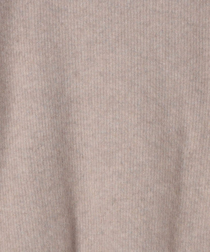 〈手洗い可能〉ヘアリークルーネックプルオーバー