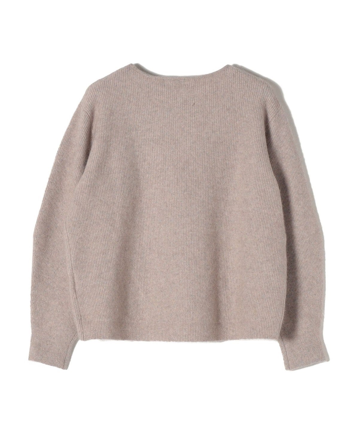 〈手洗い可能〉ヘアリークルーネックプルオーバー