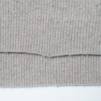 〈手洗い可能〉ヘアリークルーネックプルオーバー