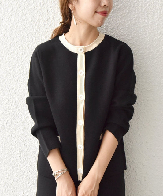 SHIPS any: ポイントカラー ニット カーディガン ジャケット2
