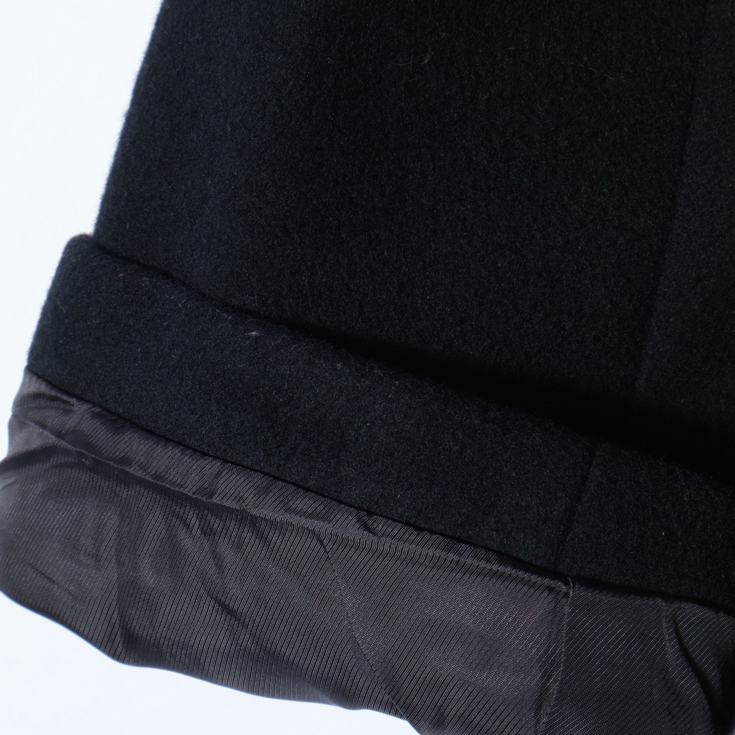 SUPER140キーネックショートコート / 36 / ブラック | SHIPS CYCLE