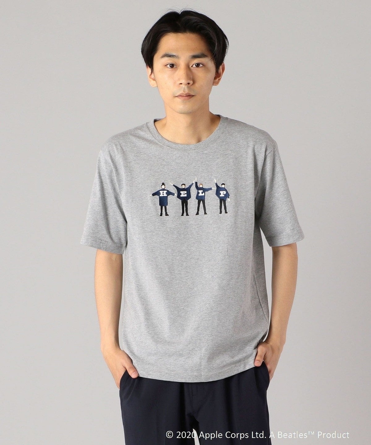 SHIPS: THE BEATLES エンブロイダリー Tシャツ