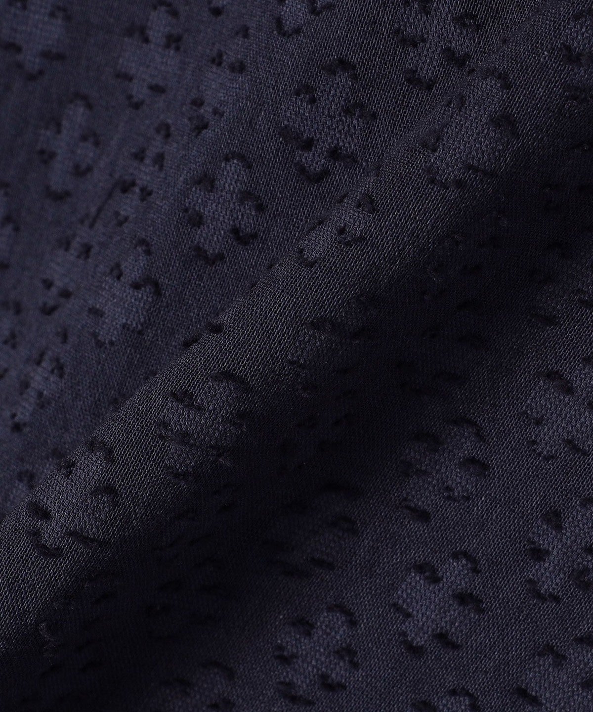 SHIPS any:〈洗濯機可能〉カットジャカード ヘム ドロスト シャツ ブラウス