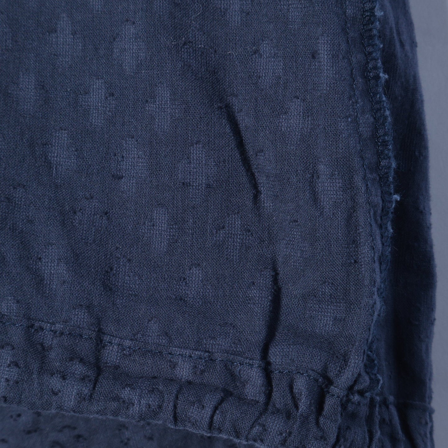 SHIPS any:〈洗濯機可能〉カットジャカード ヘム ドロスト シャツ ブラウス