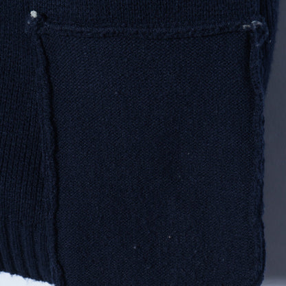 【SHIPS別注】LOGAN KNITTING MILLS: Vネック パッチ カーディガン