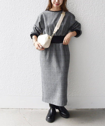 SHIPS any: ウォーム ポイント リブ チェック ワンピース