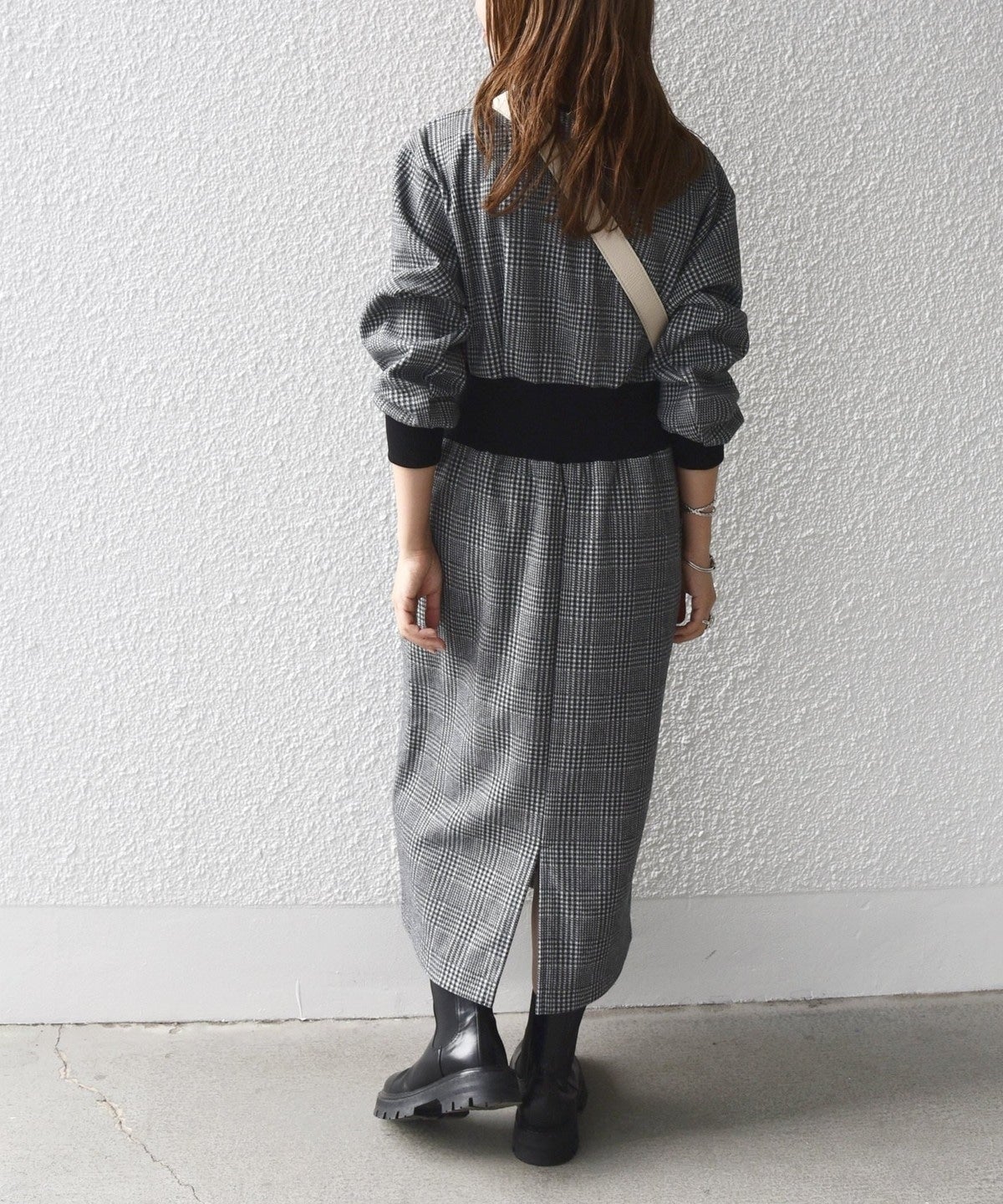 SHIPS any: ウォーム ポイント リブ チェック ワンピース