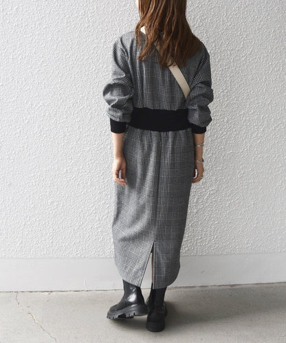 SHIPS any: ウォーム ポイント リブ チェック ワンピース