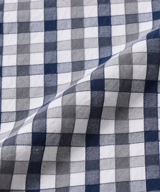 SHIPS: ドビー ギンガムチェック ボタンダウン シャツ 19FW