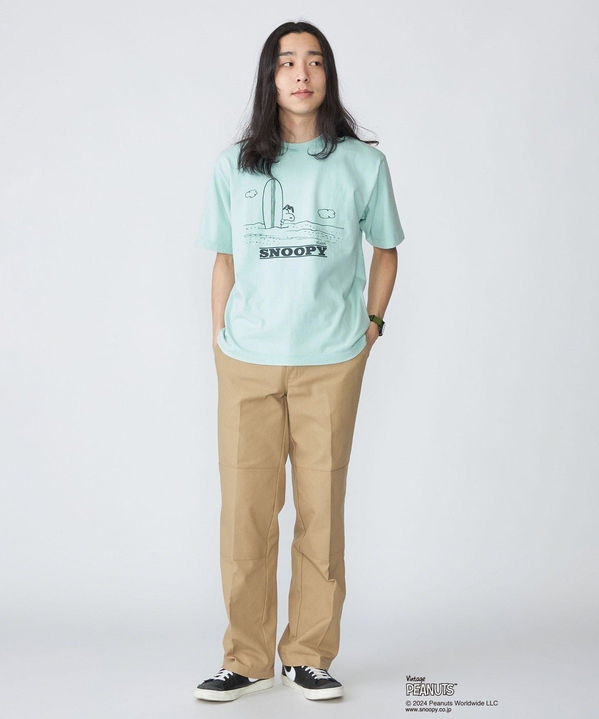 SHIPS: VINTAGE PEANUTS スヌーピー プリント Tシャツ 24SS