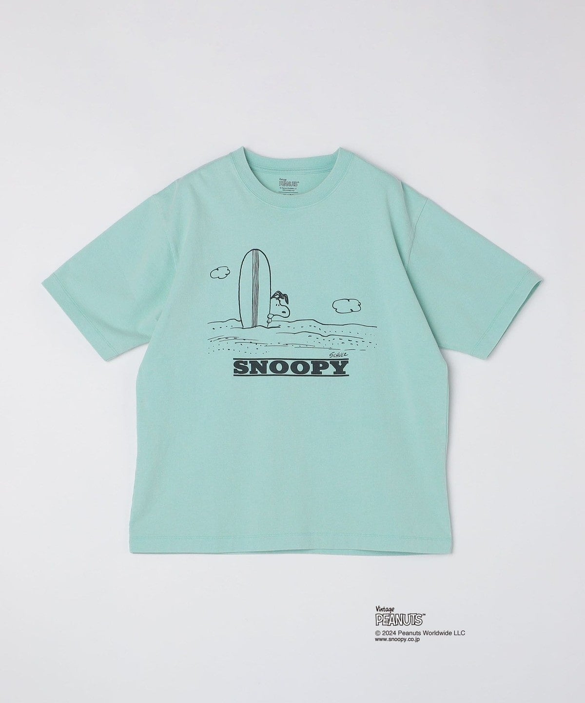 SHIPS: VINTAGE PEANUTS スヌーピー プリント Tシャツ 24SS / S