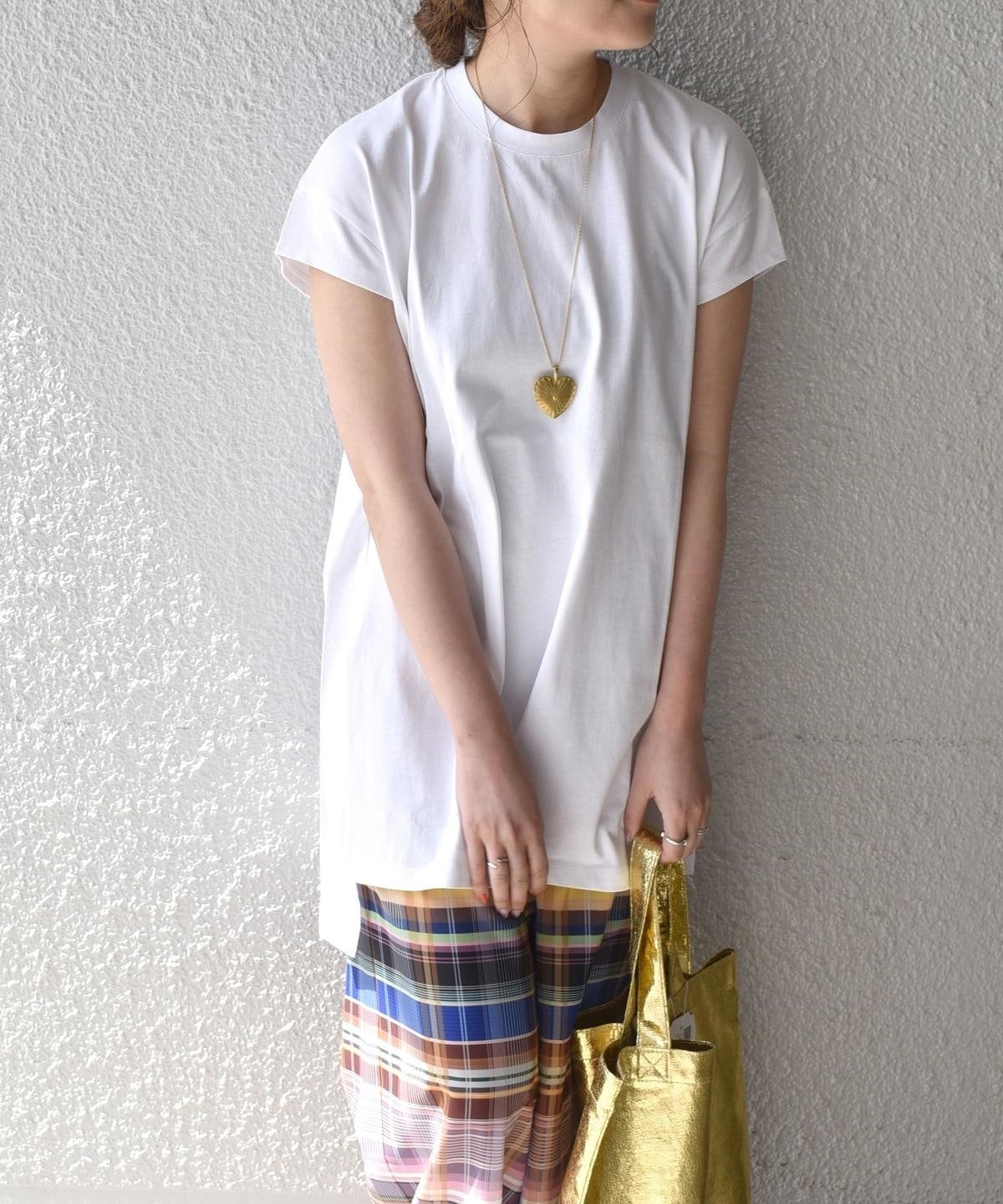 SHIPS any: USAコットン チュニックTシャツ