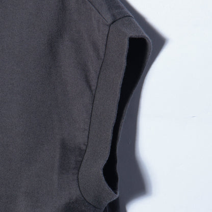 SHIPS Primary Navy Label: ニュー スヴィン コットン フレンチ スリーブ