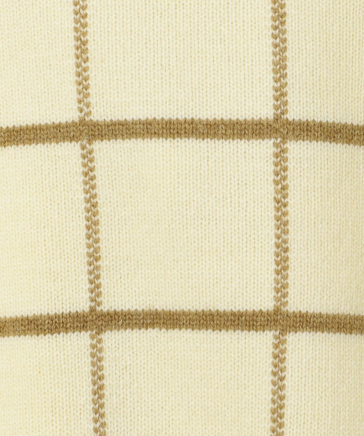 SHIPS:チェックハイネックプルオーバー