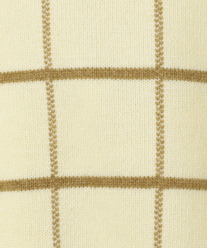 SHIPS:チェックハイネックプルオーバー