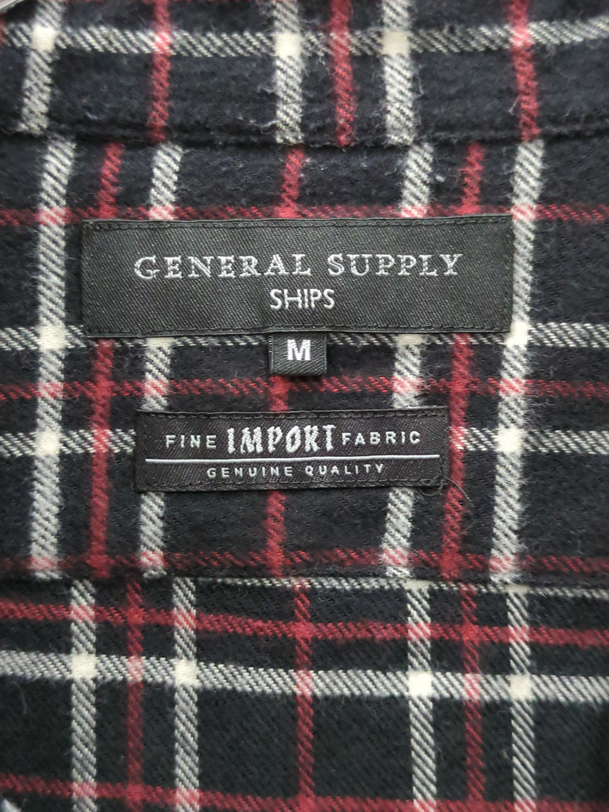 SHIPS GENERAL SUPPLY: TEVIZ ネルチェック BDシャツ