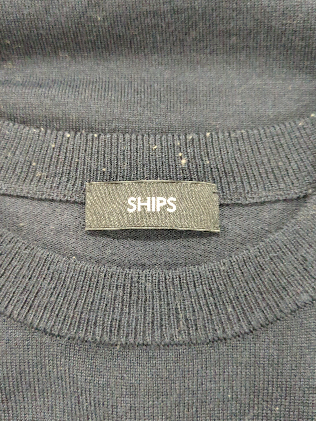 SHIPS:＜ウォッシャブル＞12ゲージ TECHウール ニット