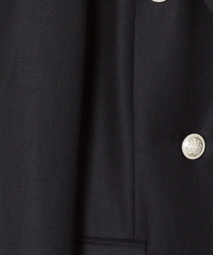PrimaryNavyLabel:ウールコットンダブルジャケットnavy