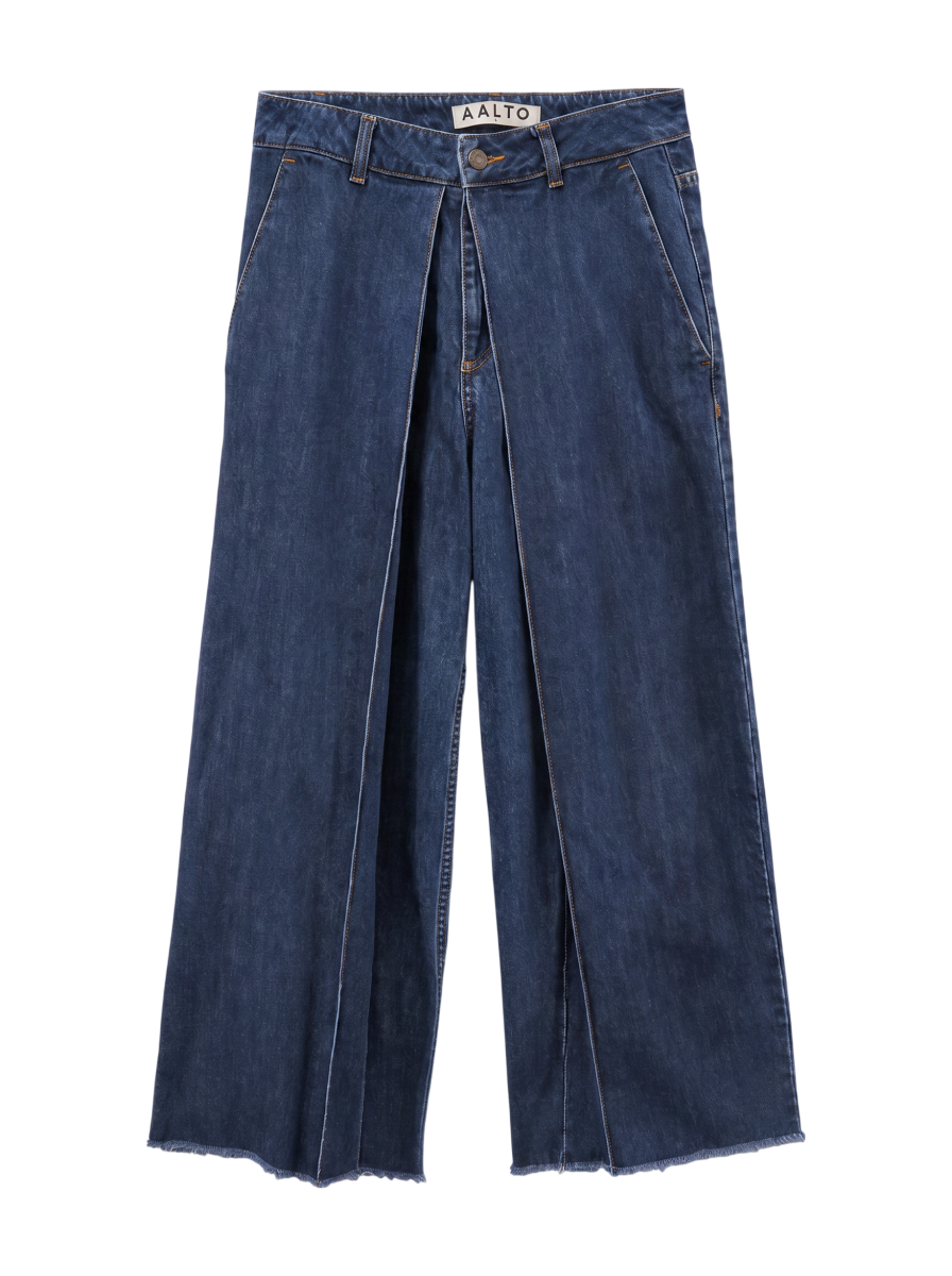 AALTO:C/JEANS W/PLEATS