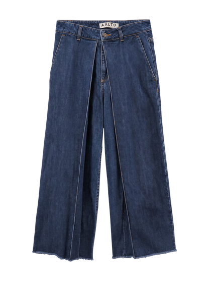 AALTO:C/JEANS W/PLEATS