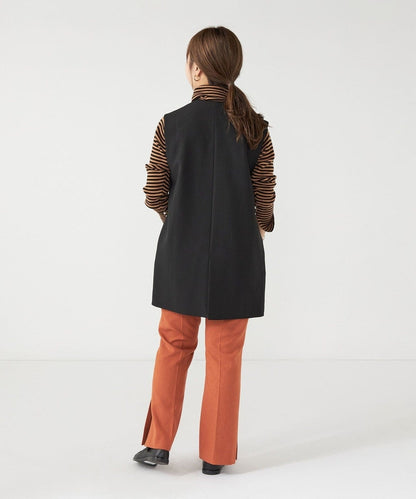 SHIPS any:〈ウォッシャブル〉ノーカラー ジレ