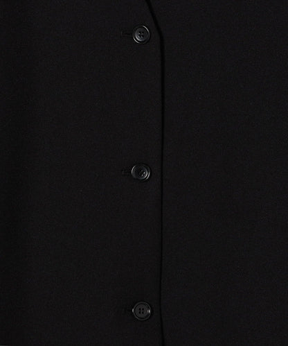 SHIPS any:〈ウォッシャブル〉ノーカラー ジレ