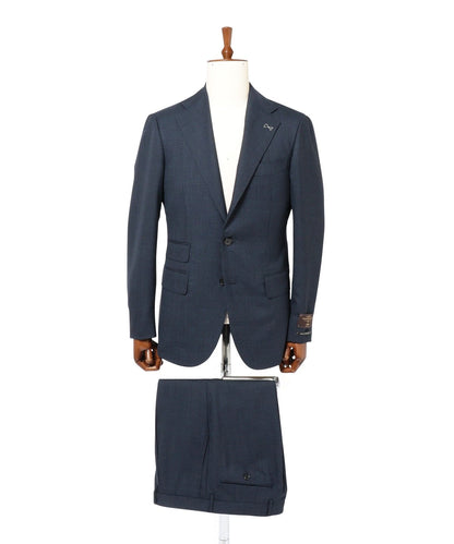 SD:【RING JACKET×CANONICO×SHIPS】ハウンドトゥース スーツ(ネイビー)