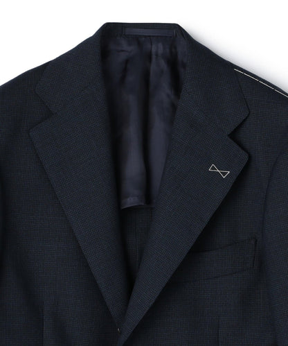 SD:【RING JACKET×CANONICO×SHIPS】ハウンドトゥース スーツ(ネイビー)
