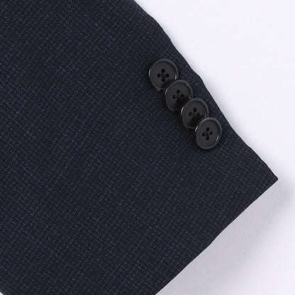 SD:【RING JACKET×CANONICO×SHIPS】ハウンドトゥース スーツ(ネイビー)