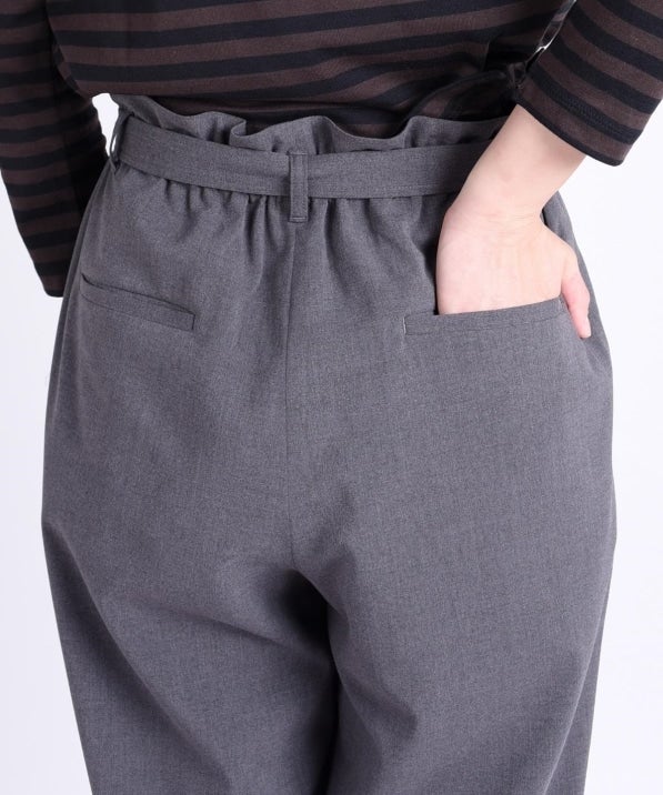 liflattie ships: ソリッド ベルト パンツ