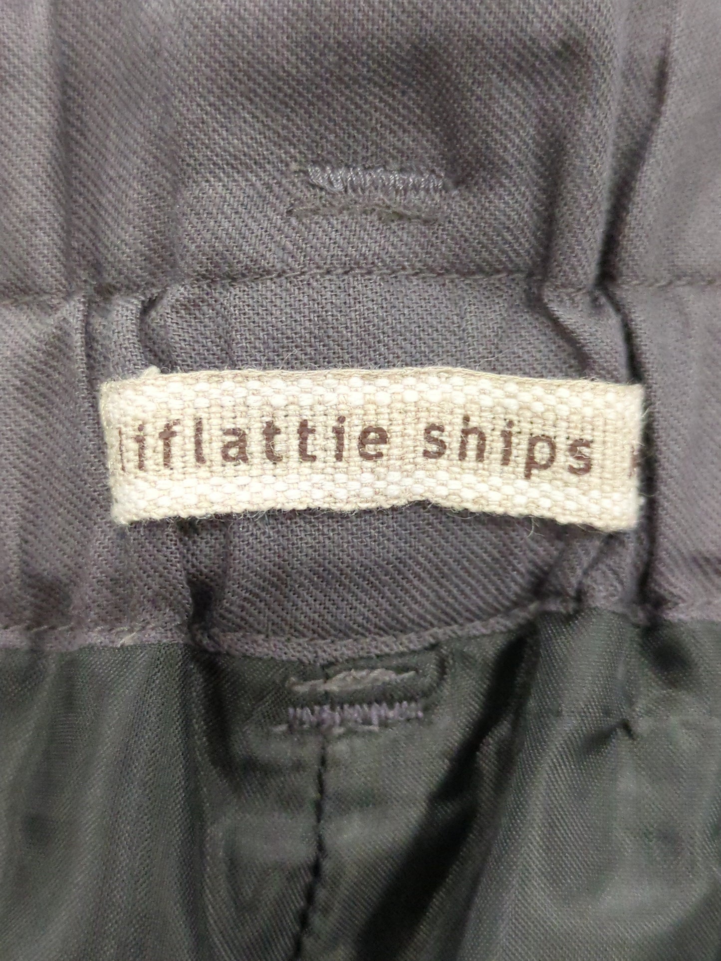 liflattie ships: ソリッド ベルト パンツ