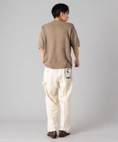SHIPS: japan quality AMOSSA(R) リンクス チェック ニットTシャツ
