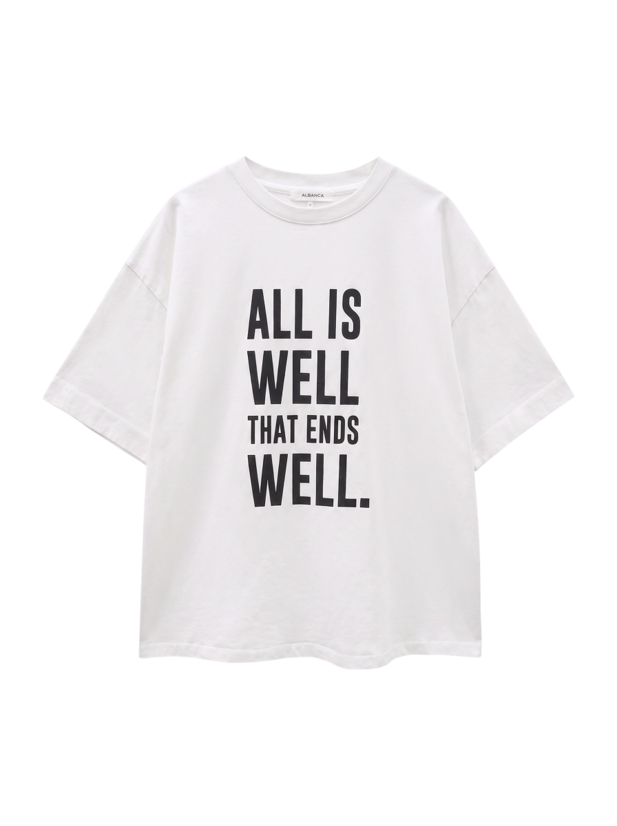 【SHIPS別注】81BRANCA:5分袖 ロゴ TEE 24SS