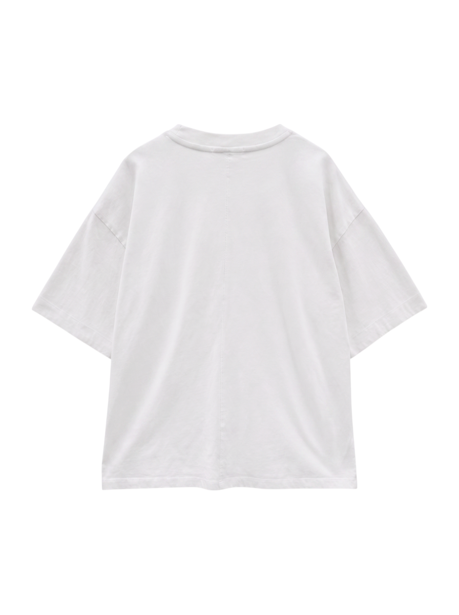 【SHIPS別注】81BRANCA:5分袖 ロゴ TEE 24SS
