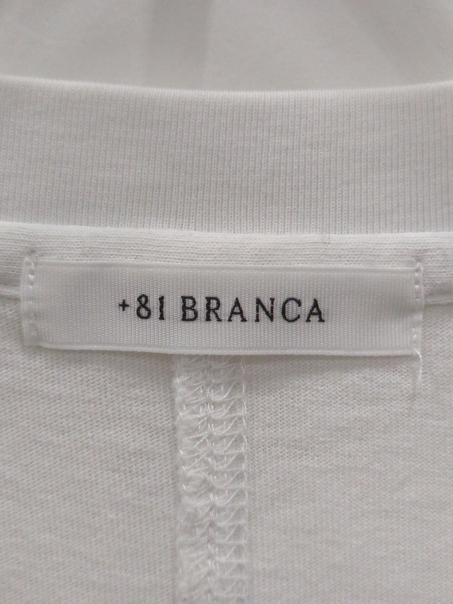 【SHIPS別注】81BRANCA:5分袖 ロゴ TEE 24SS