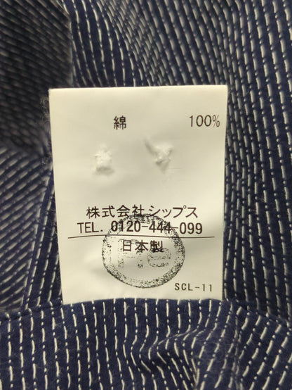 SHIPS: ドビー ドット セミワイドカラー シャツ