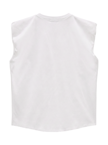 SHIPS any:〈洗濯機可能〉マーセライズ パフ ショルダー タンク TEE