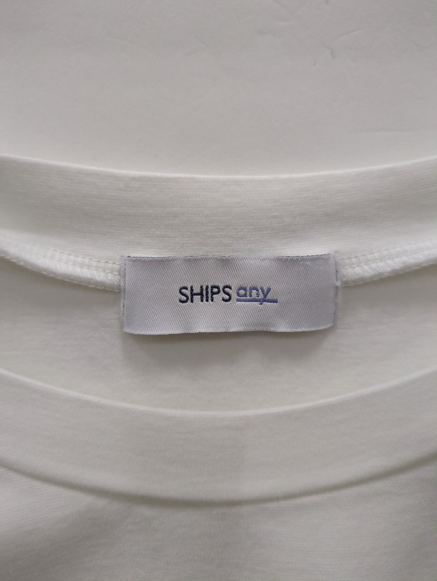 SHIPS any:〈洗濯機可能〉マーセライズ パフ ショルダー タンク TEE