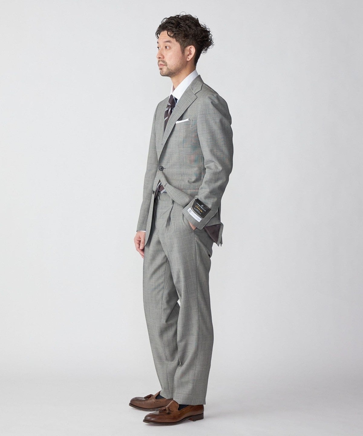 SHIPS: ラグジュアリー ラッシャーミルズ  ウール モヘア スーツ