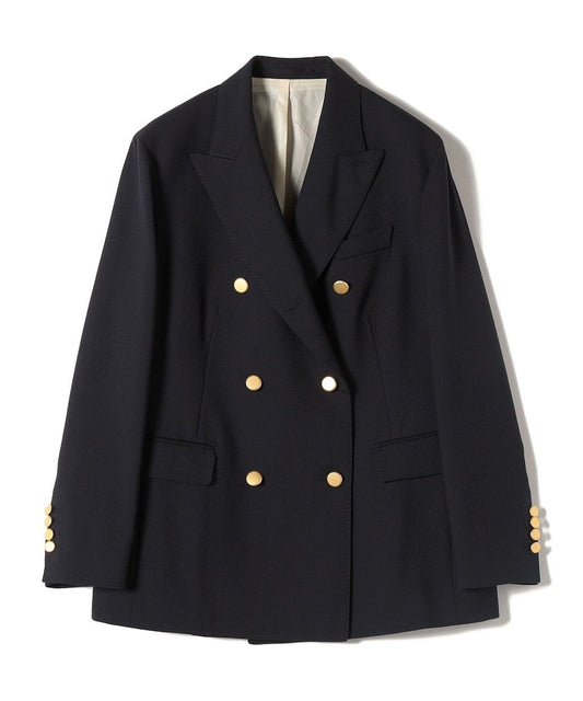 SHIPS Primary Navy Label:ダブル ブレスト ブレザー