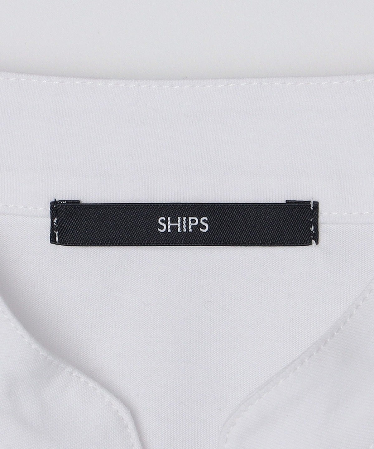 【WEB限定】SHIPS:〈接触冷感〉アイスタッチ プレーティングジャージー パイピング バンドカラーポロシャツ