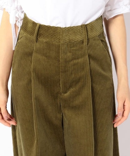 PrimaryNavyLabel:コーデュロイワイドパンツ