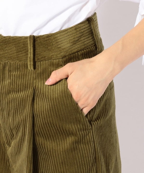 PrimaryNavyLabel:コーデュロイワイドパンツ