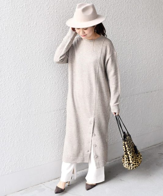 リブシャギーワンピース