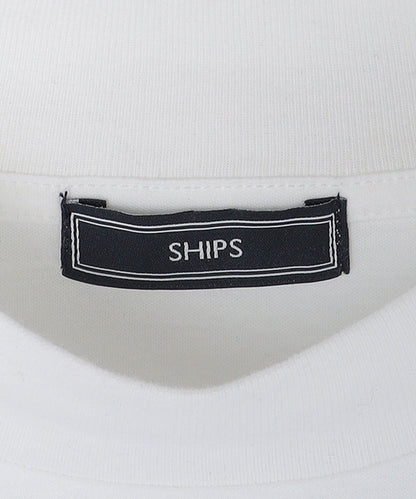 SHIPS: ALBINI モックネック ショートスリーブ Tシャツ