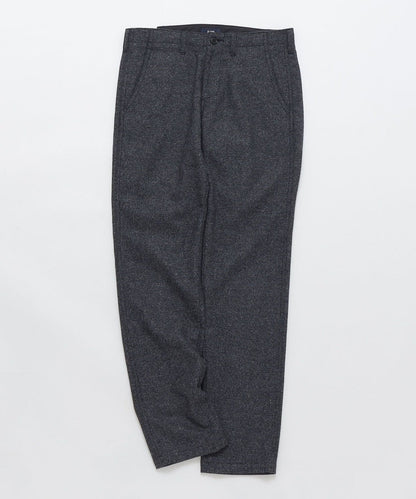 SHIPS: ウール/アンゴラ ツイード テーパード スリム チノパンツ