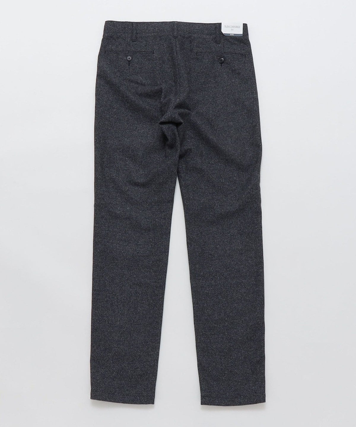 SHIPS: ウール/アンゴラ ツイード テーパード スリム チノパンツ